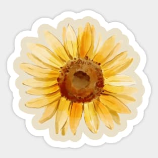 Mothers Day Sunflower Sticker